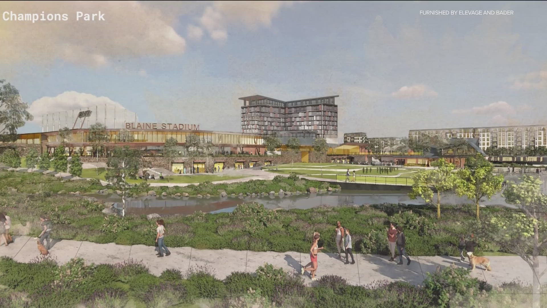 Blaine breaks ground on new district set to help boost tourism and the city's tax revenue with hotels and venues.