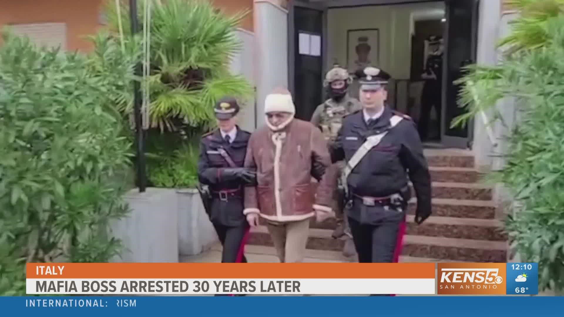 Italy captures Mafia boss after 30 years on the run | kare11.com