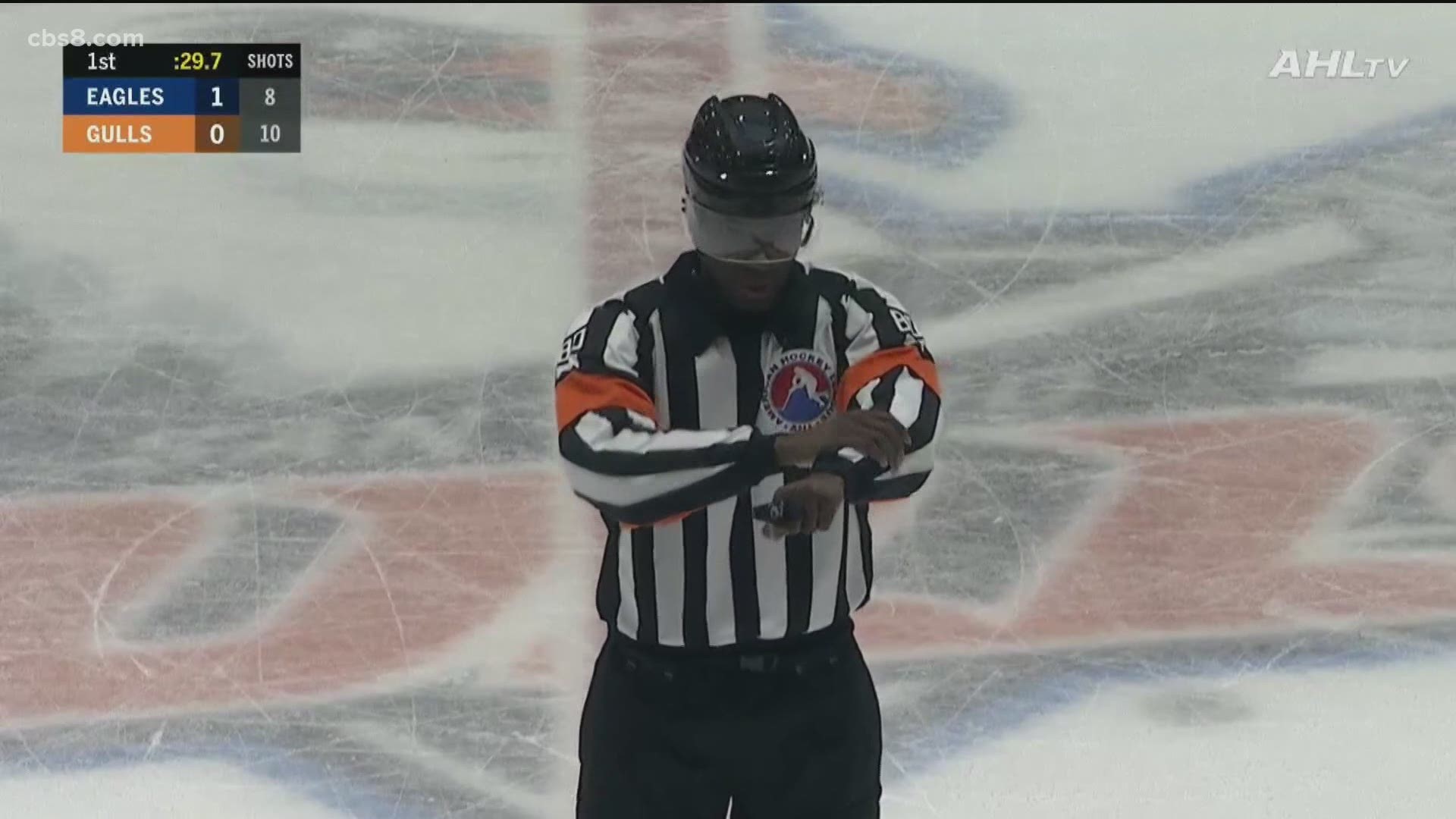 From player to referee, Jordan Samuels-Thomas is not giving up on his dreams of making it to the NHL!