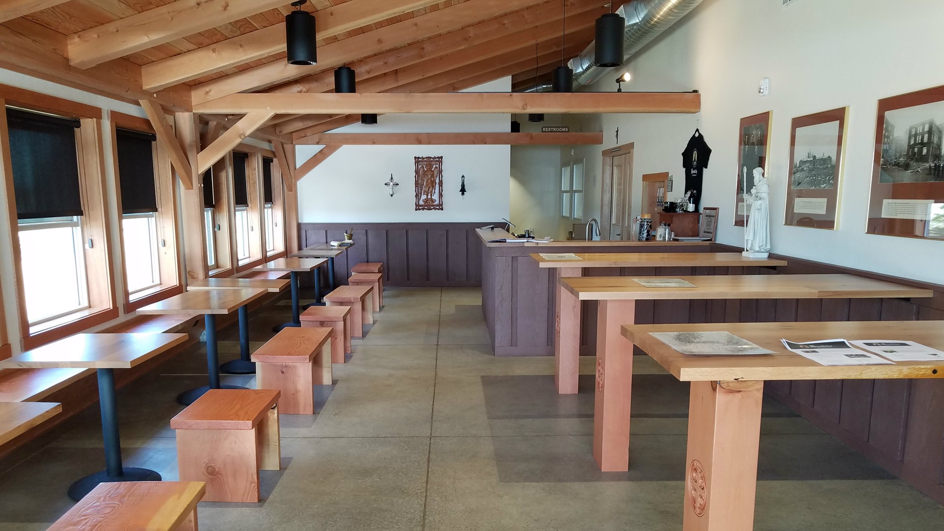 Monks at Mt. Angel Abbey open brewery, taproom