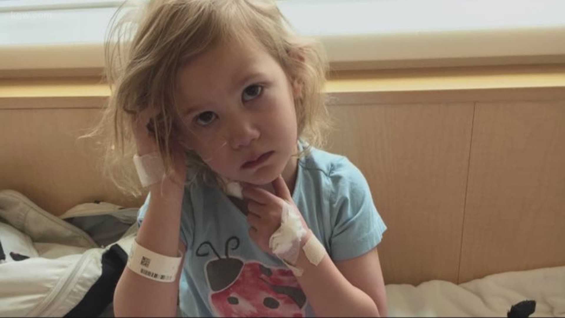 An Oregon family is raising money for a little girl's heart transplant.