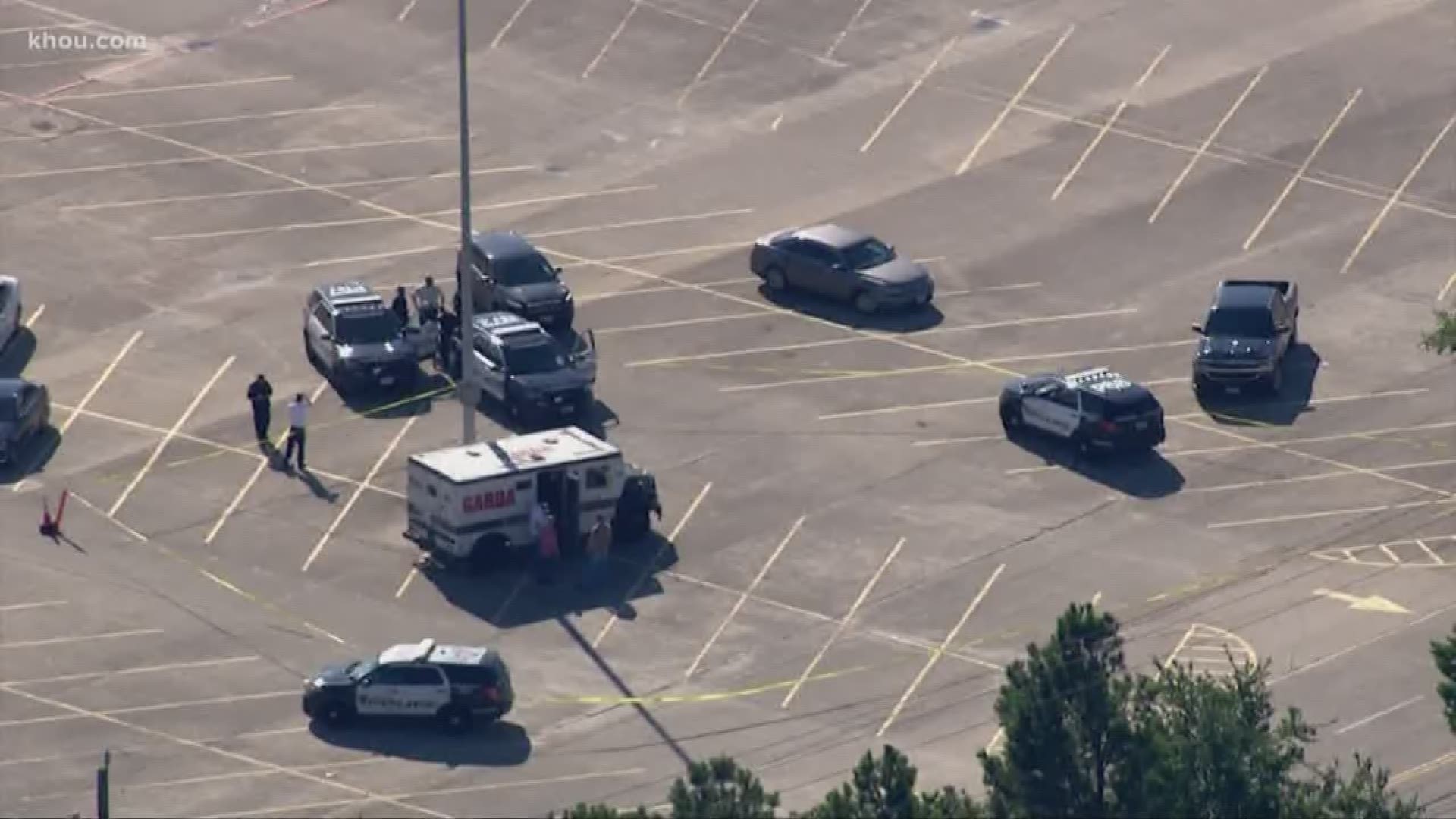 An armored truck driver was shot in the arm at Willowbrook Mall on Saturday, according to Houston police.
