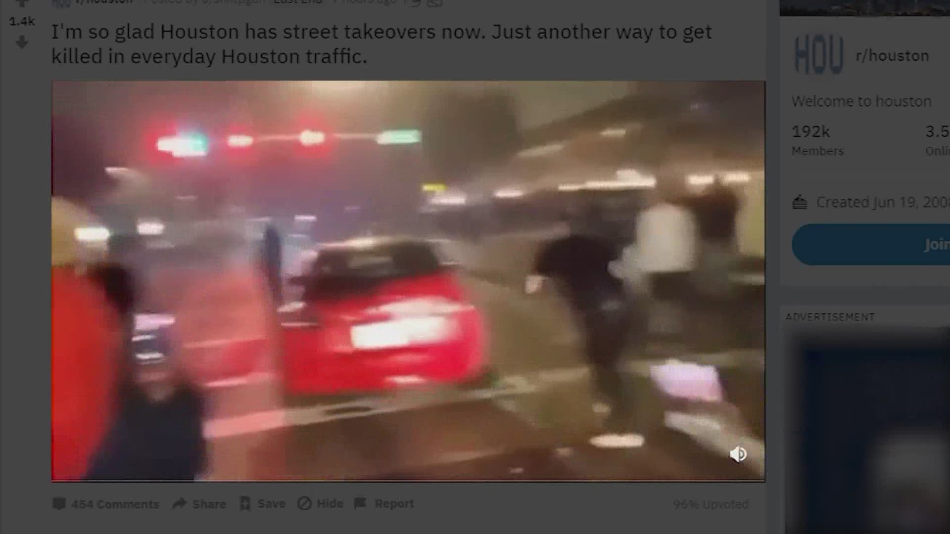 Charges have been filed against the man seen on camera firing into a car as it tries to flee a street takeover.