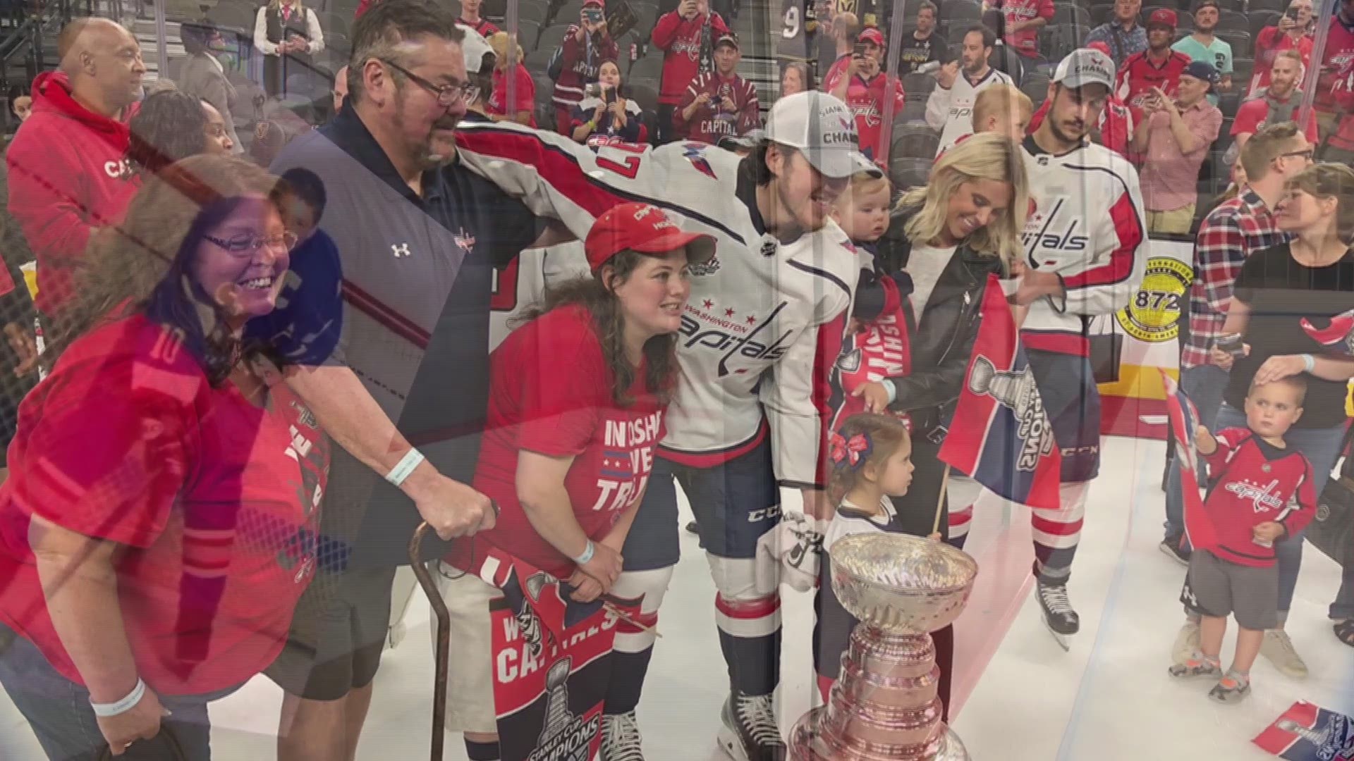 Tim Oshie talks about son TJ's Stanley 