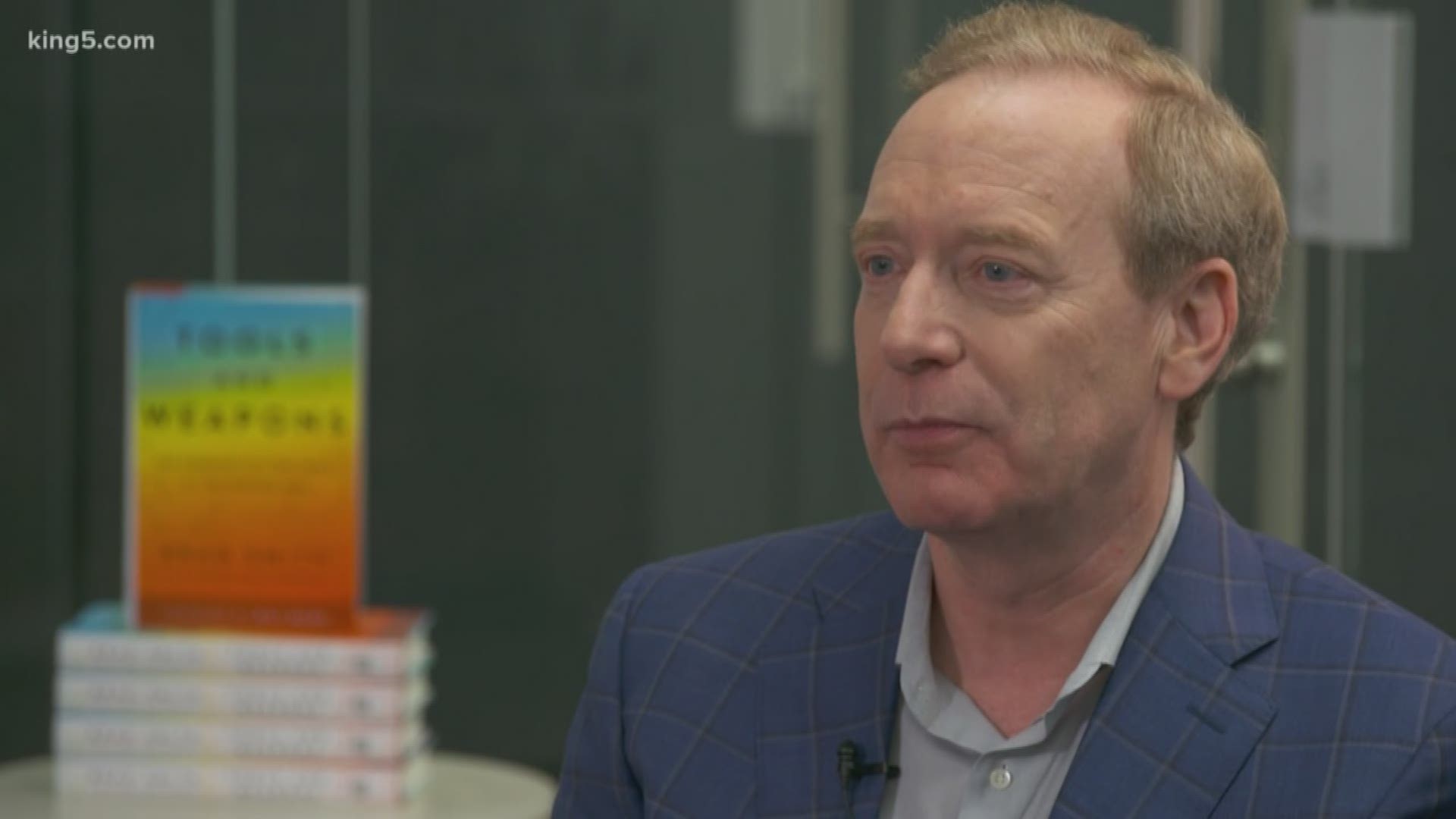 Microsoft President Brad Smith talks about his new book "Tools and Weapons" and what worries him about artificial intelligence.