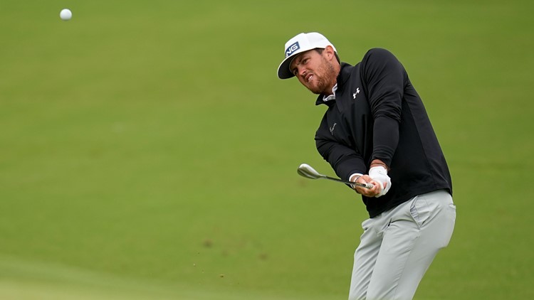 Mito Pereira leads PGA Championship; Woods withdraws after 79