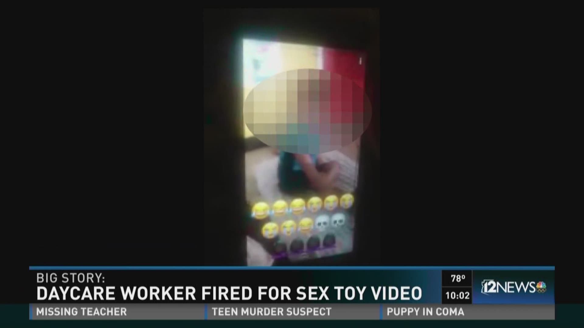 A daycare worker was fired from SuperKids child care center after a Snapchat video showed her playing with a sex toy in front of toddlers in Chandler