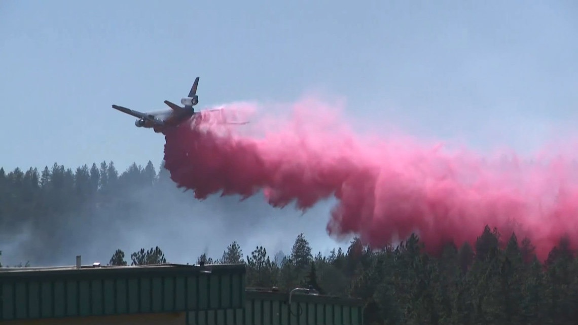 Multiple wildfires burning hundreds of acres across eastern Washington and North Idaho