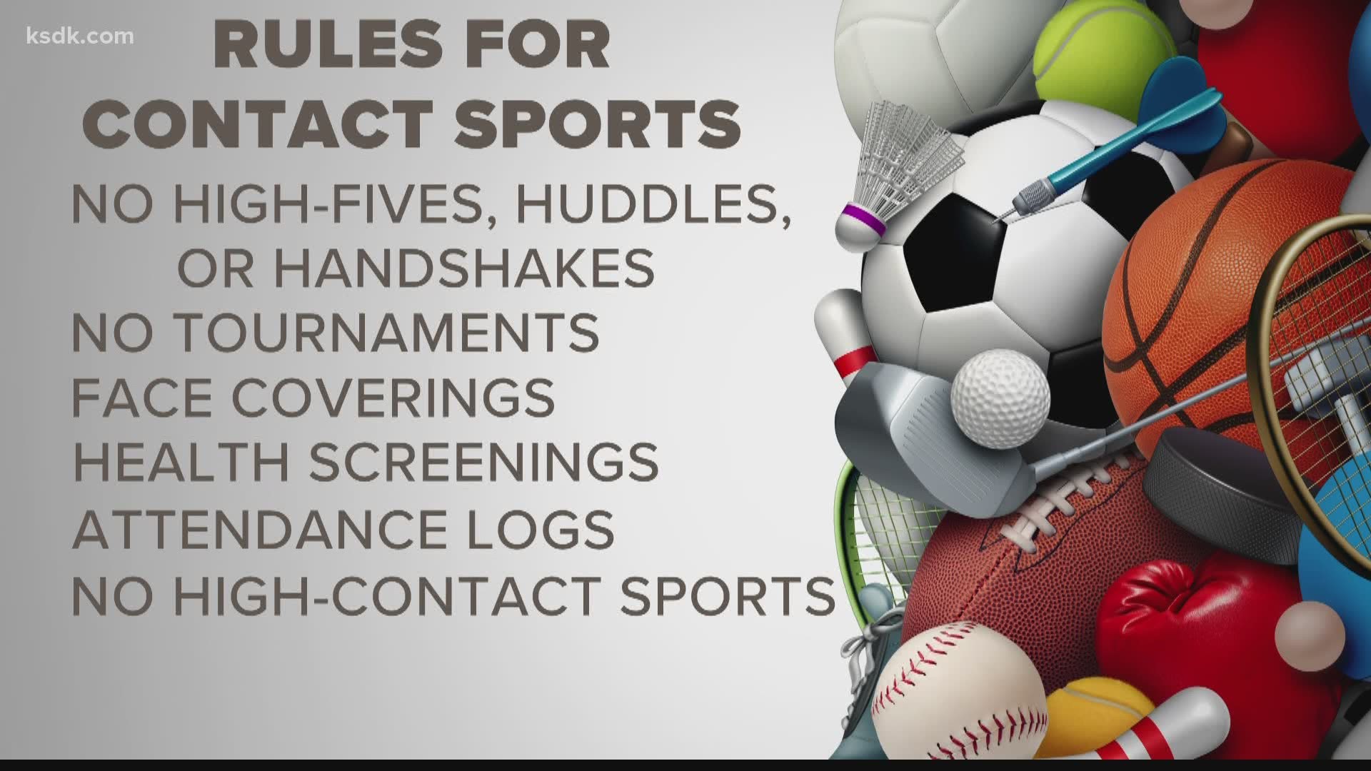 Guidelines for some youth sports went into effect Monday.