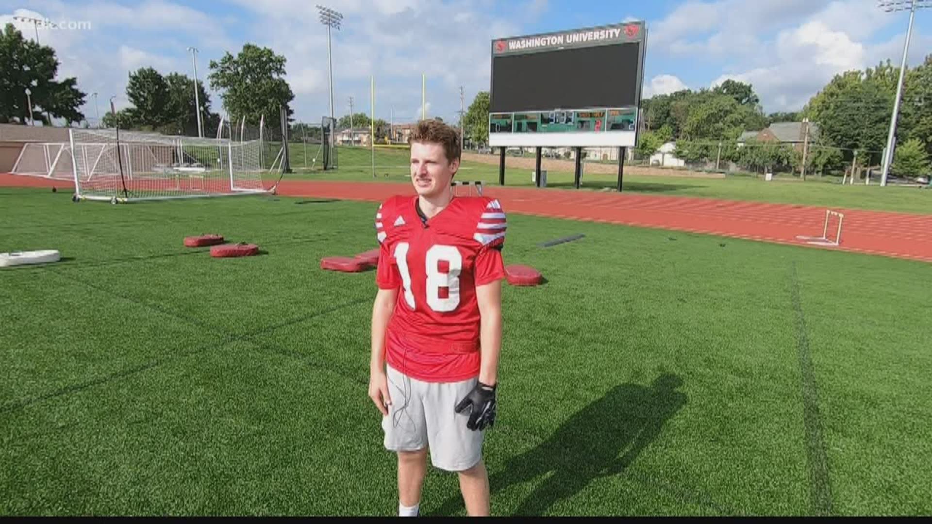 Washu Football Player 3 Sport Scholar Kare11 Com