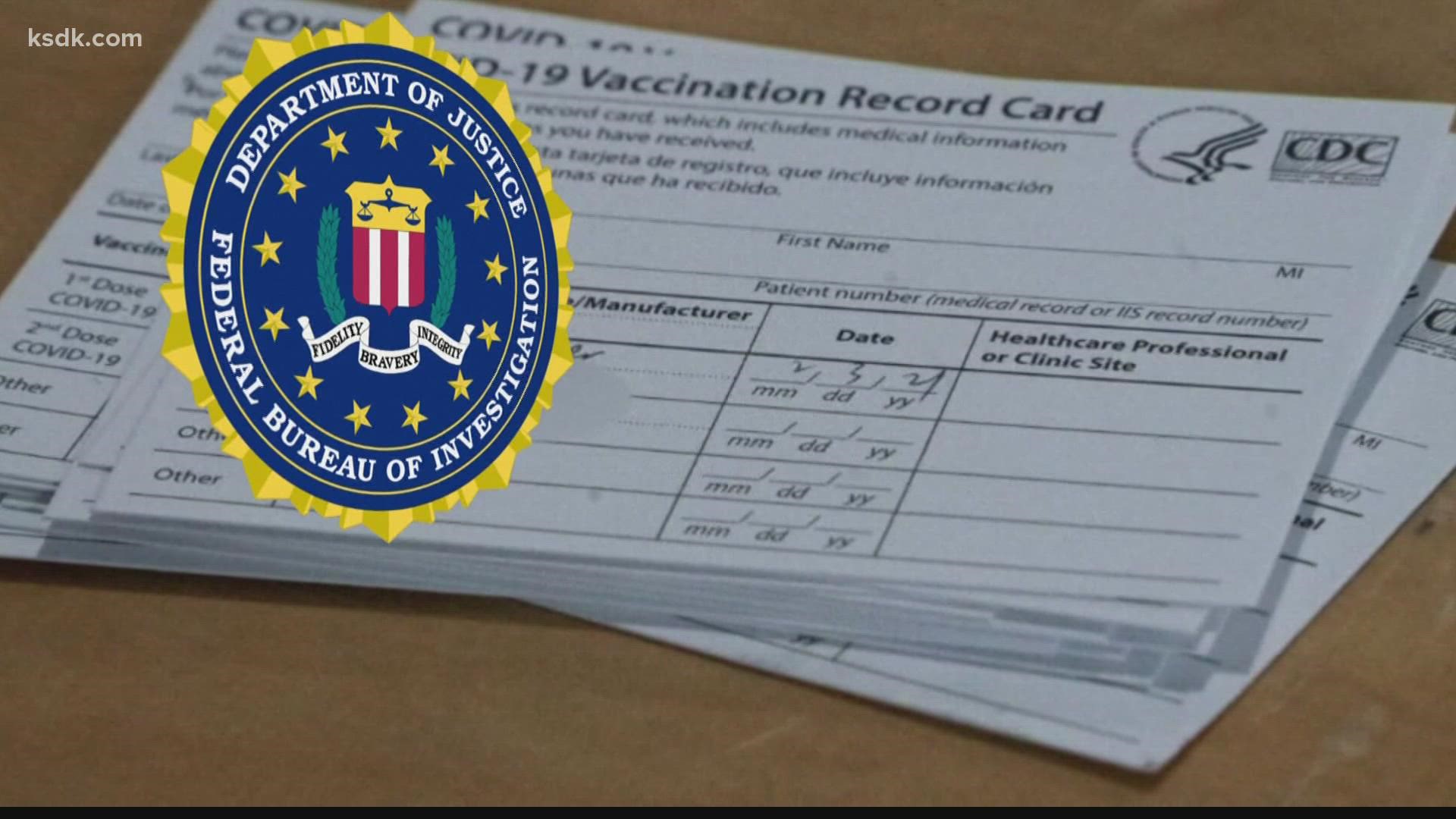 Currently there's no federal system to authenticate vaccination cards. That makes it easy for counterfeiters.