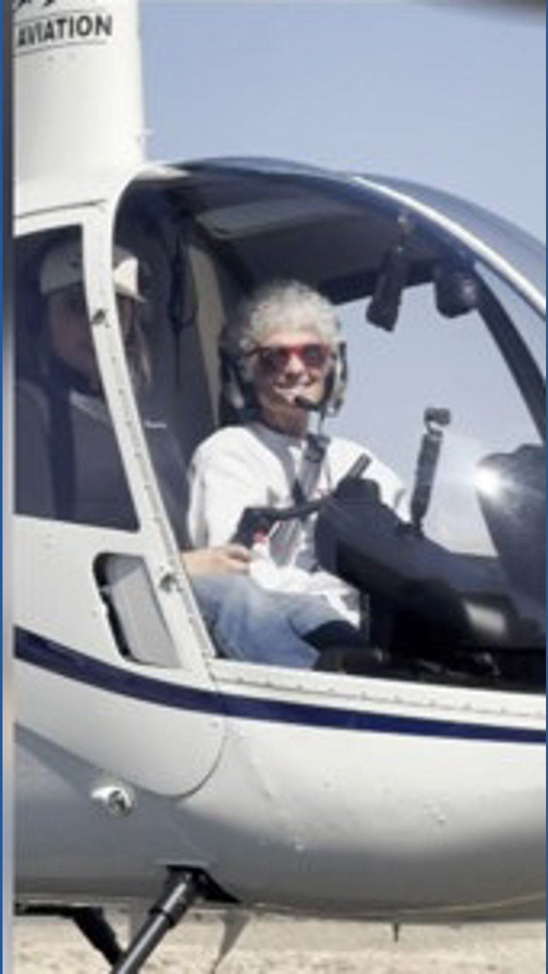 82-year-old Idaho woman with cancer fulfills lifelong dream of flying in a helicopter
