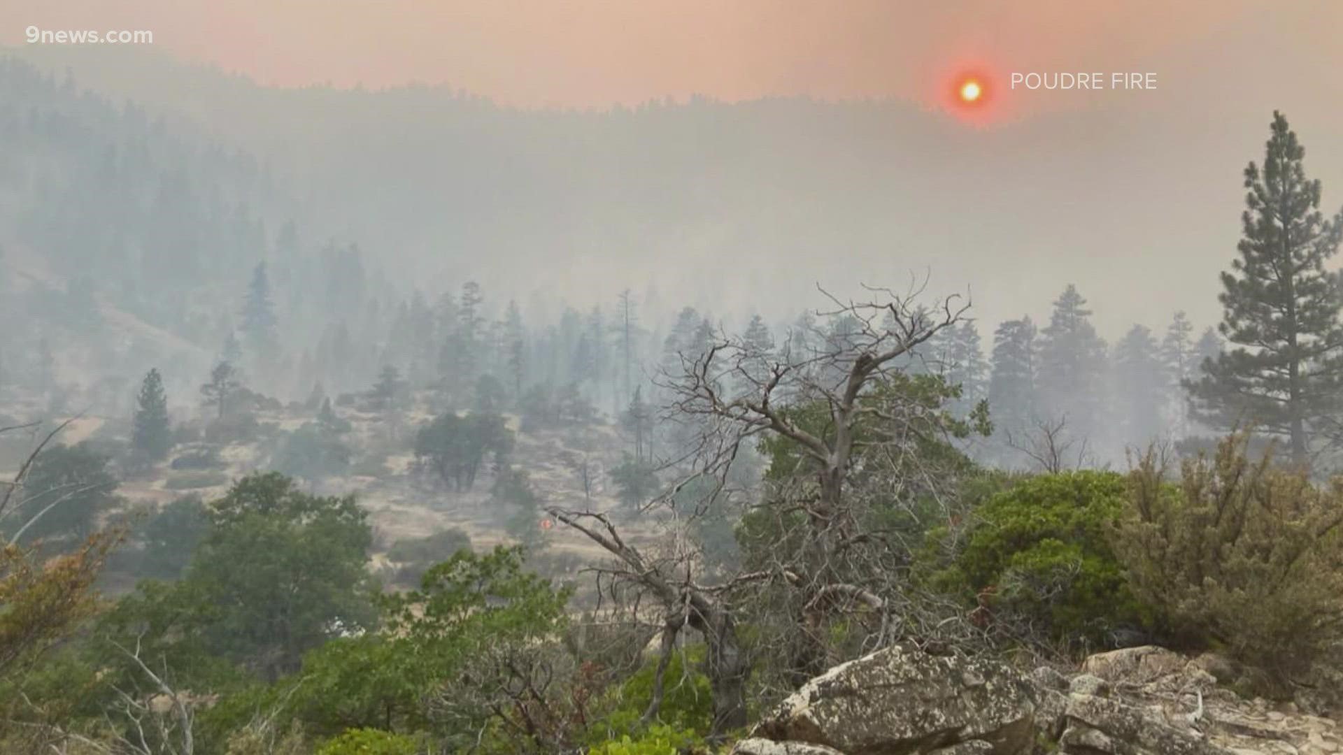 A crew from Poudre Fire Authority is on their way home tonight after two weeks away. They were helping on the Dixie Fire in Northern California.