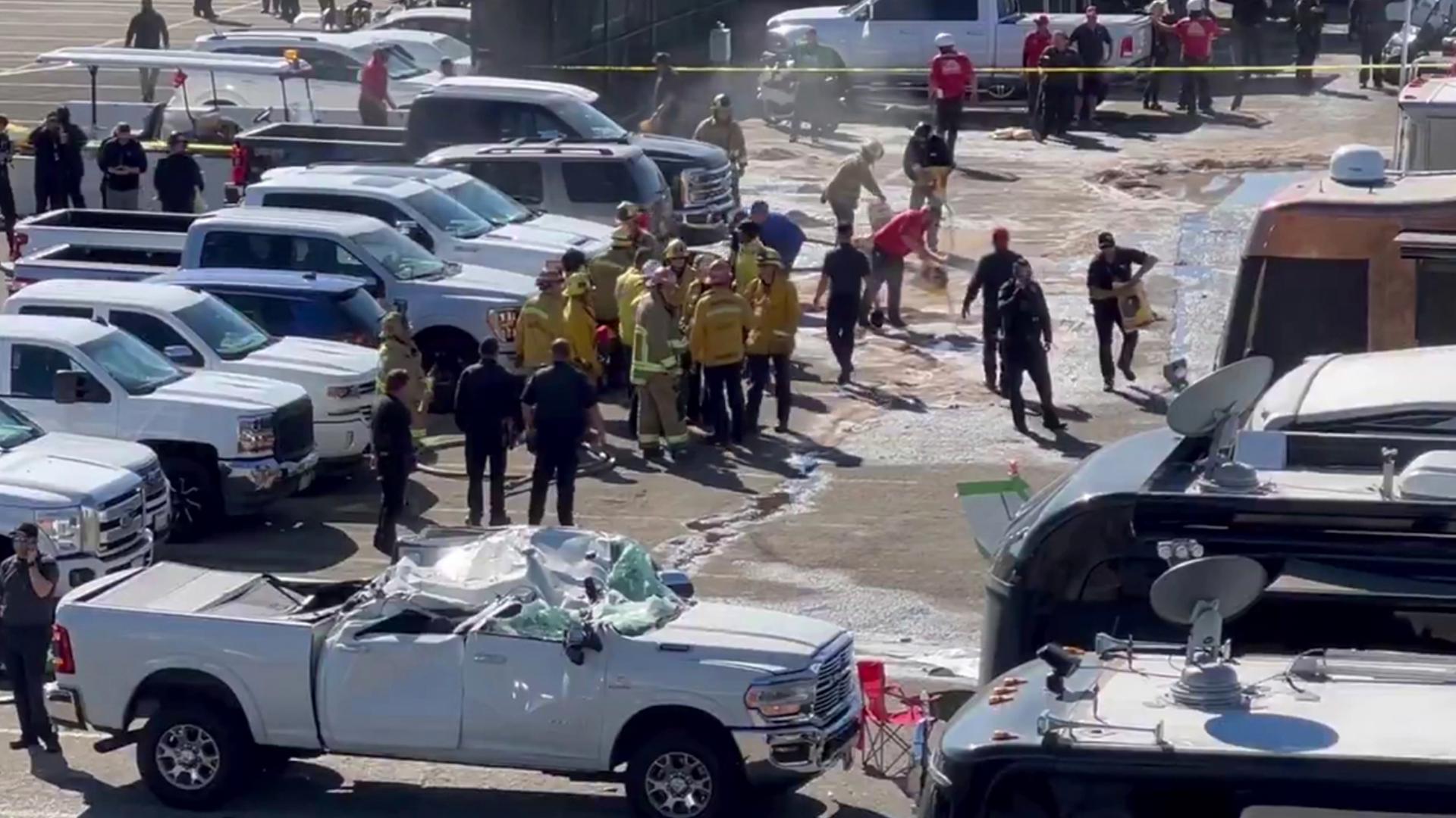 Plane crash in Pomona injures 3 near dragstrip