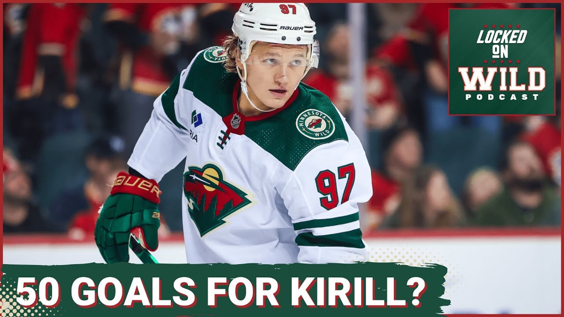 Can Kirill Kaprizov get to 50 goals by the end of the season?