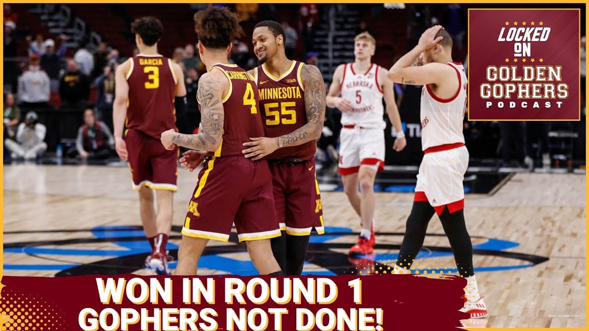 The Minnesota Gophers pull off the upset in round 1 of the Big Ten Tournament against the Nebraska Cornhuskers. Can the Gophers keep the run alive?