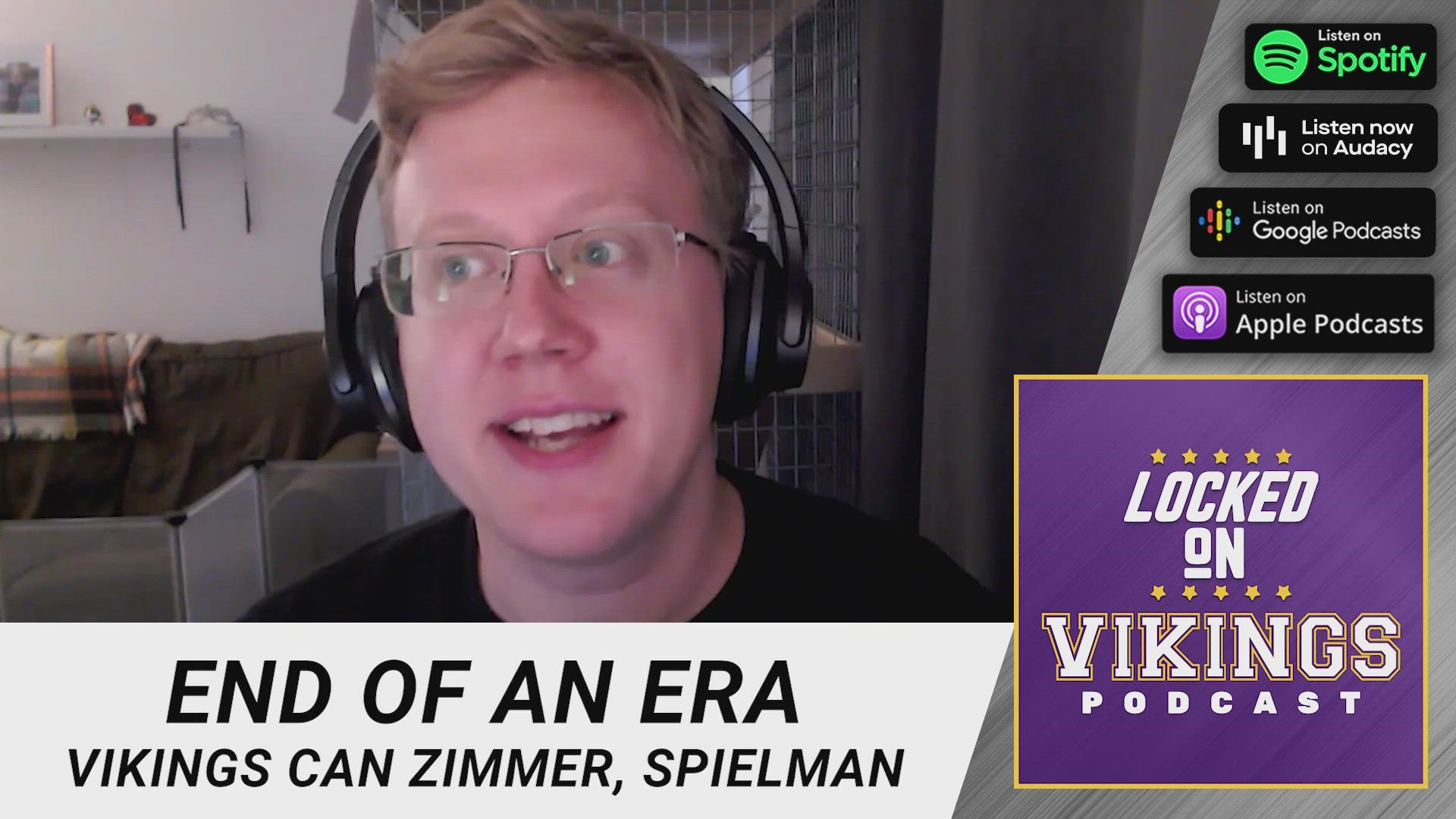 Luke Braun of the Locked On Vikings podcast gives his thoughts on Minnesota's decision to fire Mike Zimmer and Rick Spielman.