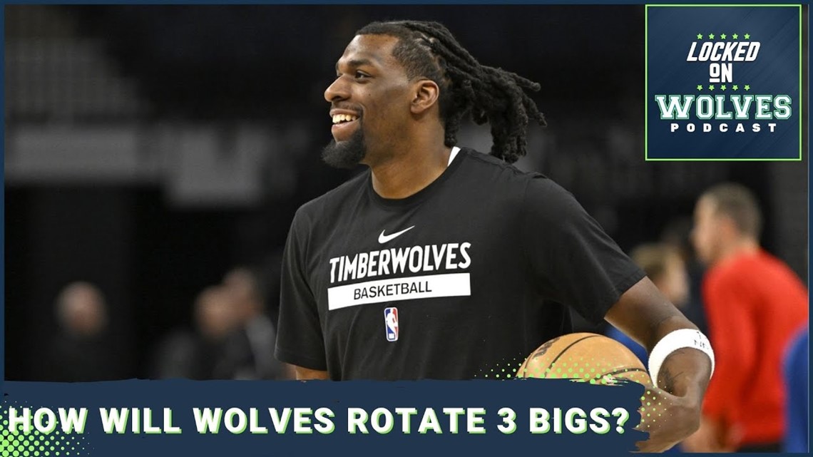 How will the Timberwolves handle their rotation with Rudy Gobert, Karl-Anthony Towns, and Naz Reid?