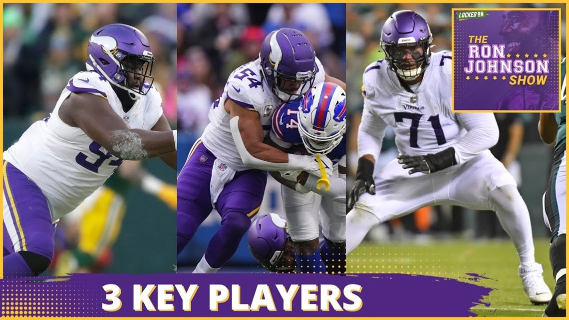 THREE Key Players For Minnesota Vikings Against the New York Giants | The Ron Johnson Show