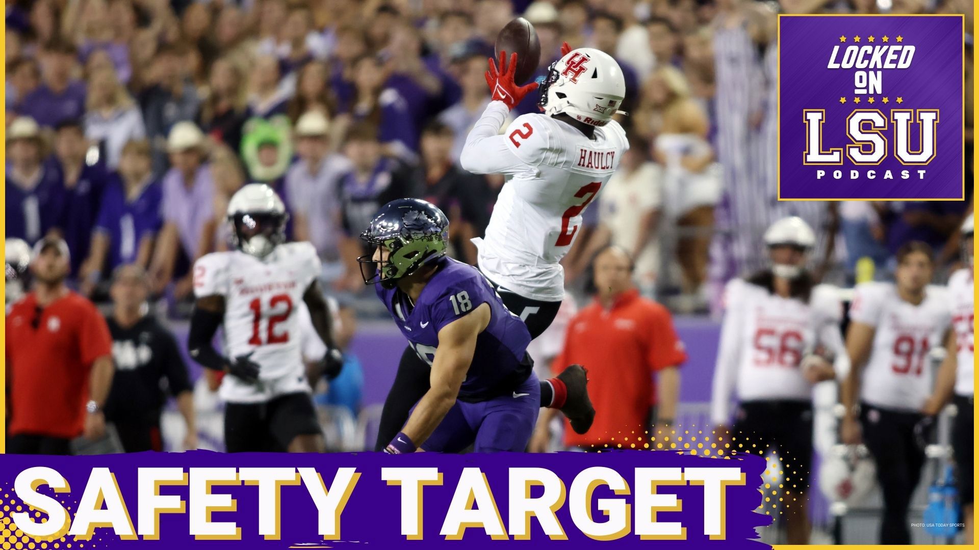 LSU is in the mix for Houston safety transfer AJ Haulcy. Can the Tigers beat out Miami and Ole Miss? We also discuss how LSU landed CB Havon Finney