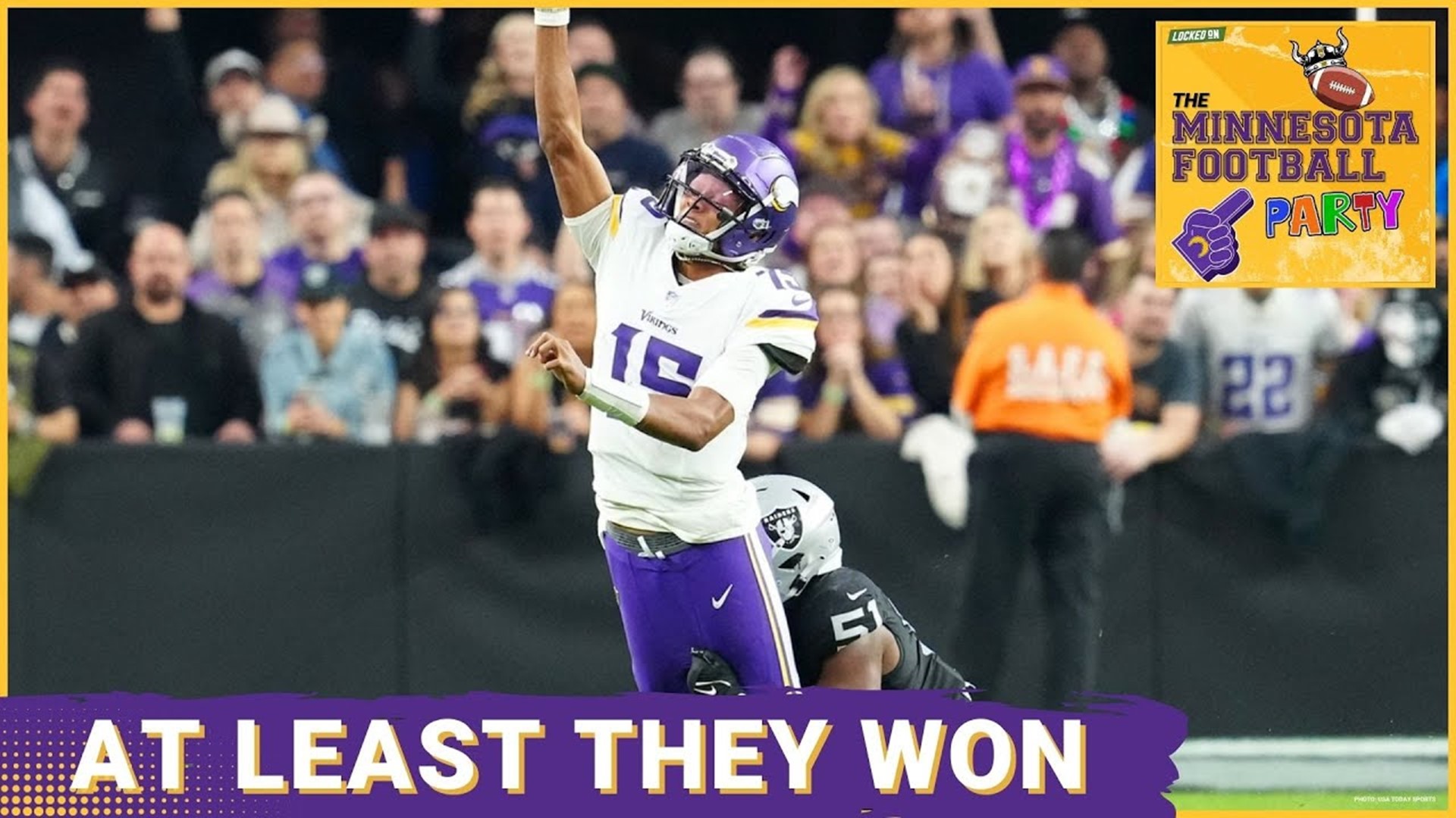 Vikings beat Raiders 3-0 in lowest-scoring NFL game in 16 years