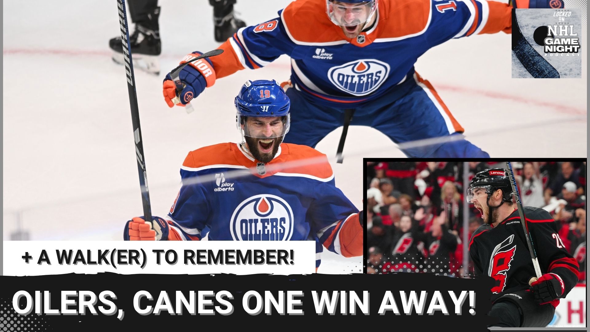 Stuart Skinner found his form with a playoff shutout and Carolina defended home ice as the Oilers and Hurricanes each took commanding 3-1 series leads!
