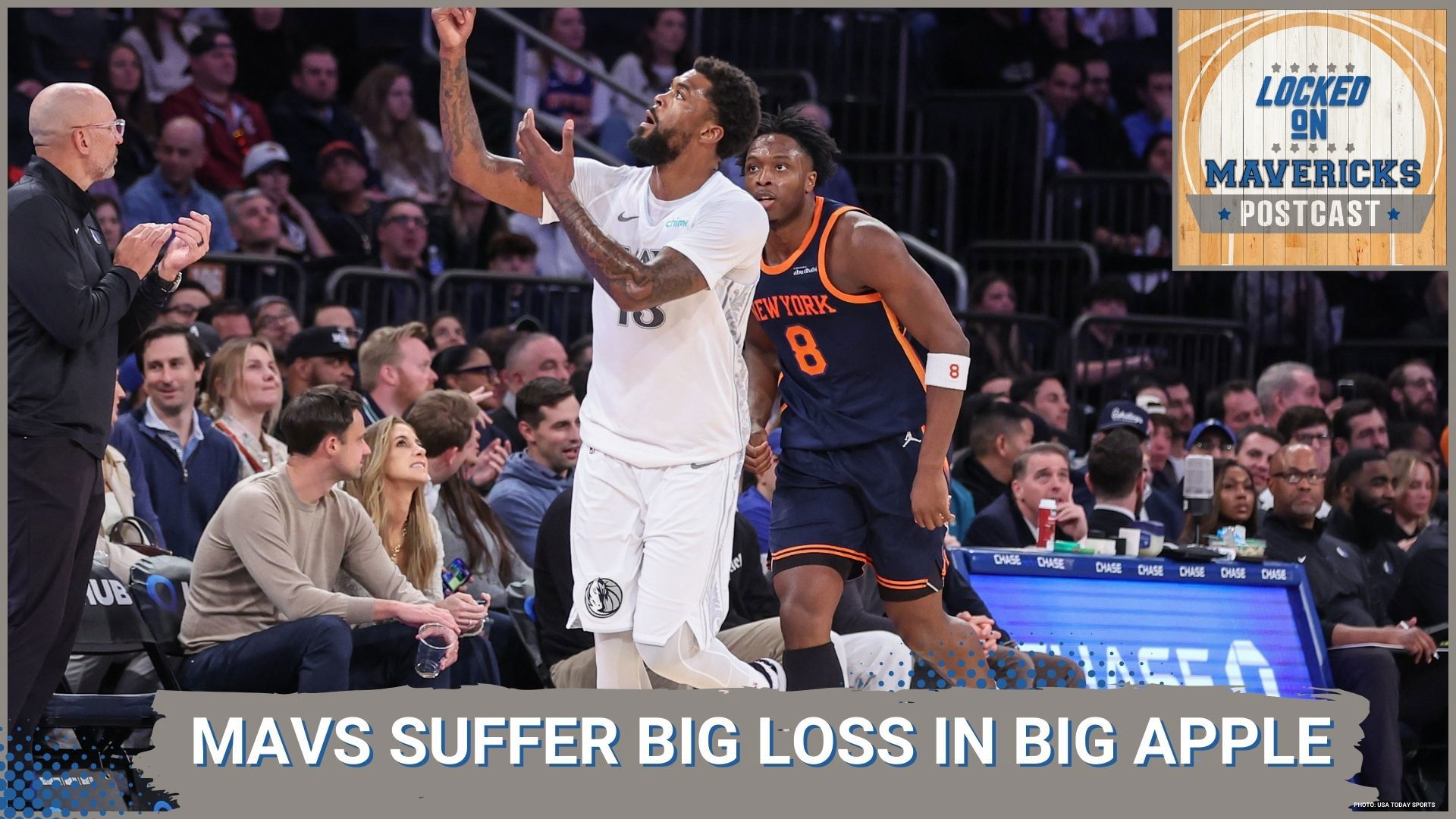 The short-handed Mavs were blown out by the Knicks at MSG 128-113. Naji Marshall scored a career high 38 points.