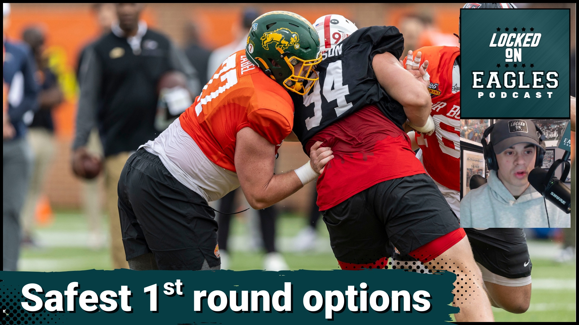 Who are the safest options for the Philadelphia Eagles in the 1st round of the 2025 NFL Draft?