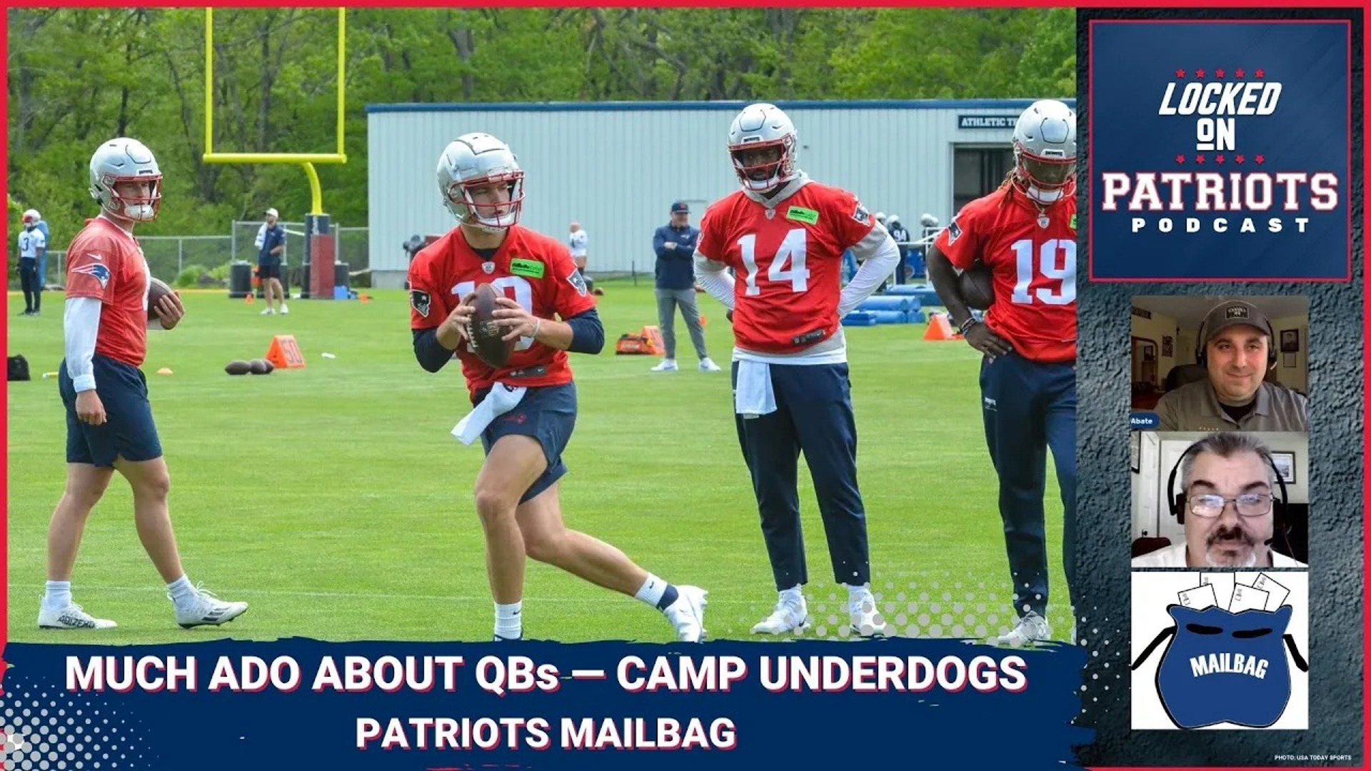 New England Patriots Camp Mailbag: Drake Maye, Joe Milton and QB “Takes,” RB Depth, Roster Underdogs.