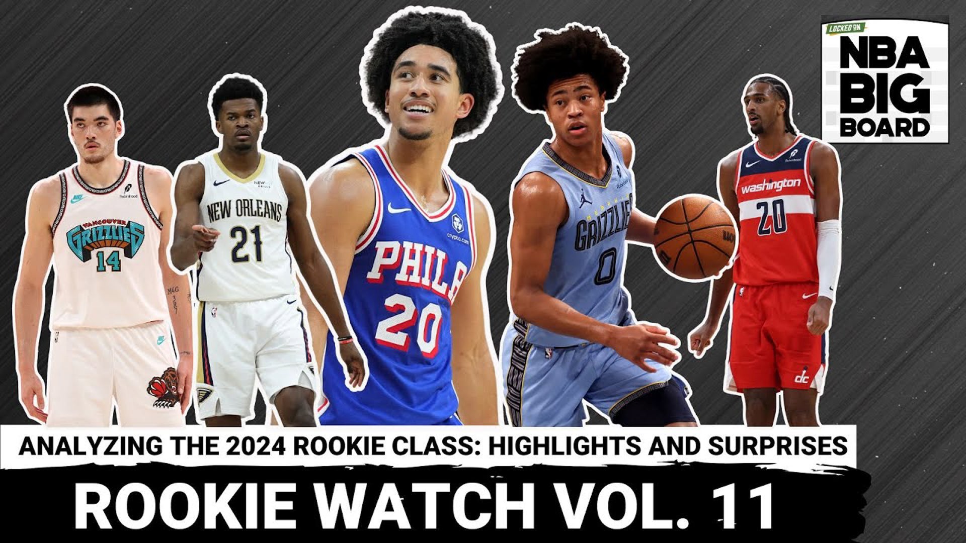 host Rafael and James Barlowe revive their popular Rookie Watch series after a month-long focus on college basketball