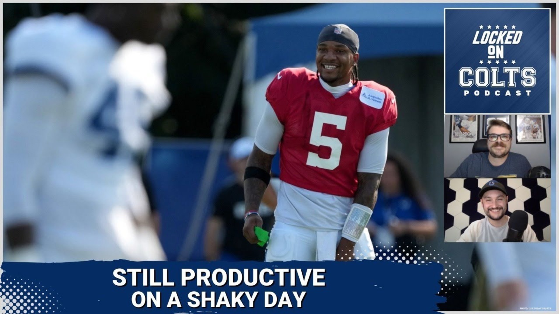 Indianapolis Colts QB Anthony Richardson didn't have the most efficient day throwing the ball on Day 8 of training camp.