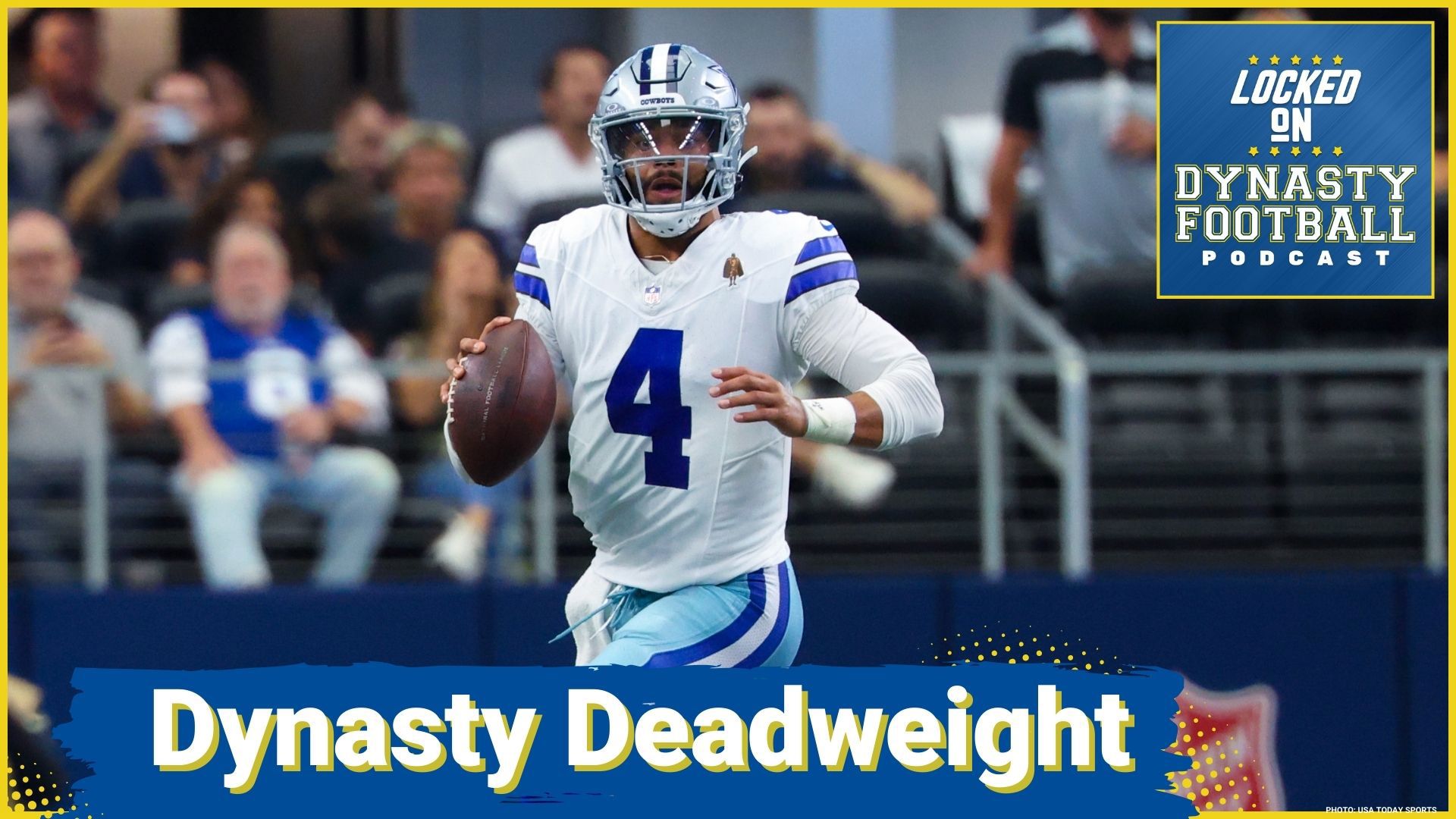 Is it time to move on from Dak Prescott in your dynasty fantasy football league? The Dallas Cowboys' star quarterback might be a dynasty clogger.