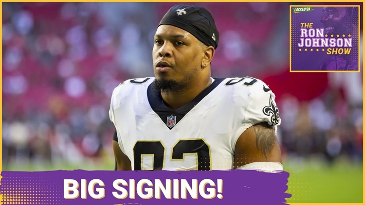 REACTION to Marcus Davenport & Josh Oliver Signings on the Minnesota Vikings - The Ron Johnson Show