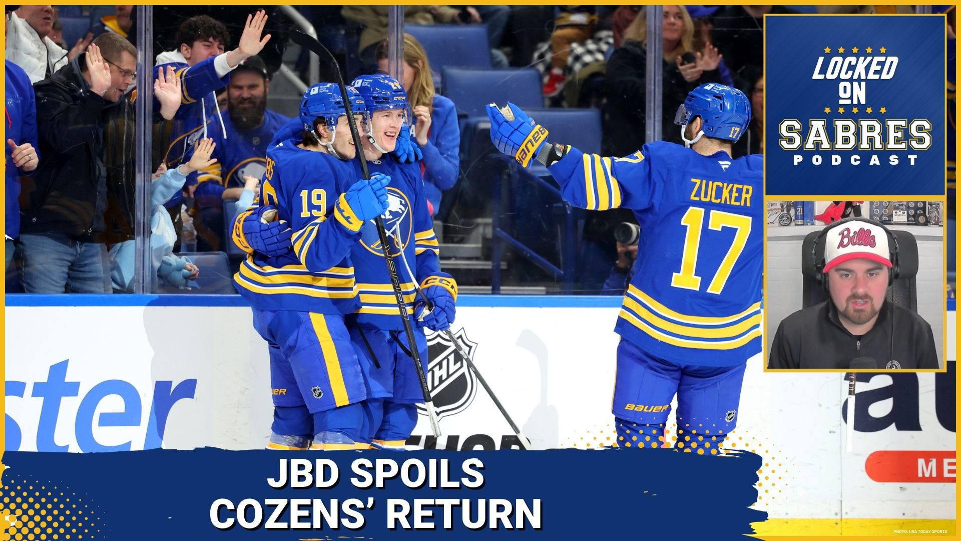 Jacob Bernard-Docker, not Dylan Cozens, gets the revenge goal as the Buffalo Sabres beat the Ottawa Senators for the third straight meeting.