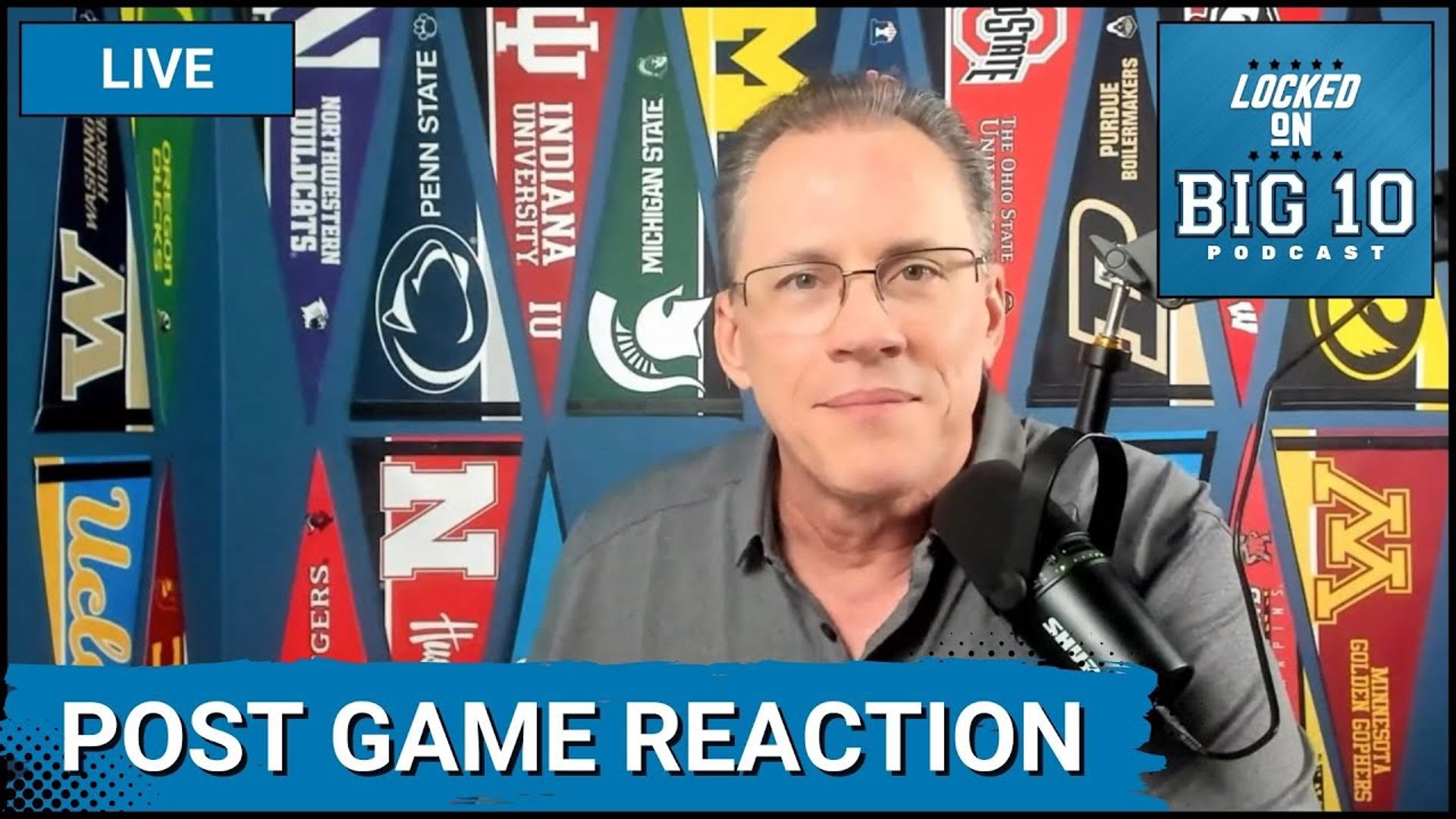 LIVE:  Post-Game Reactions from Big Ten Week 11!