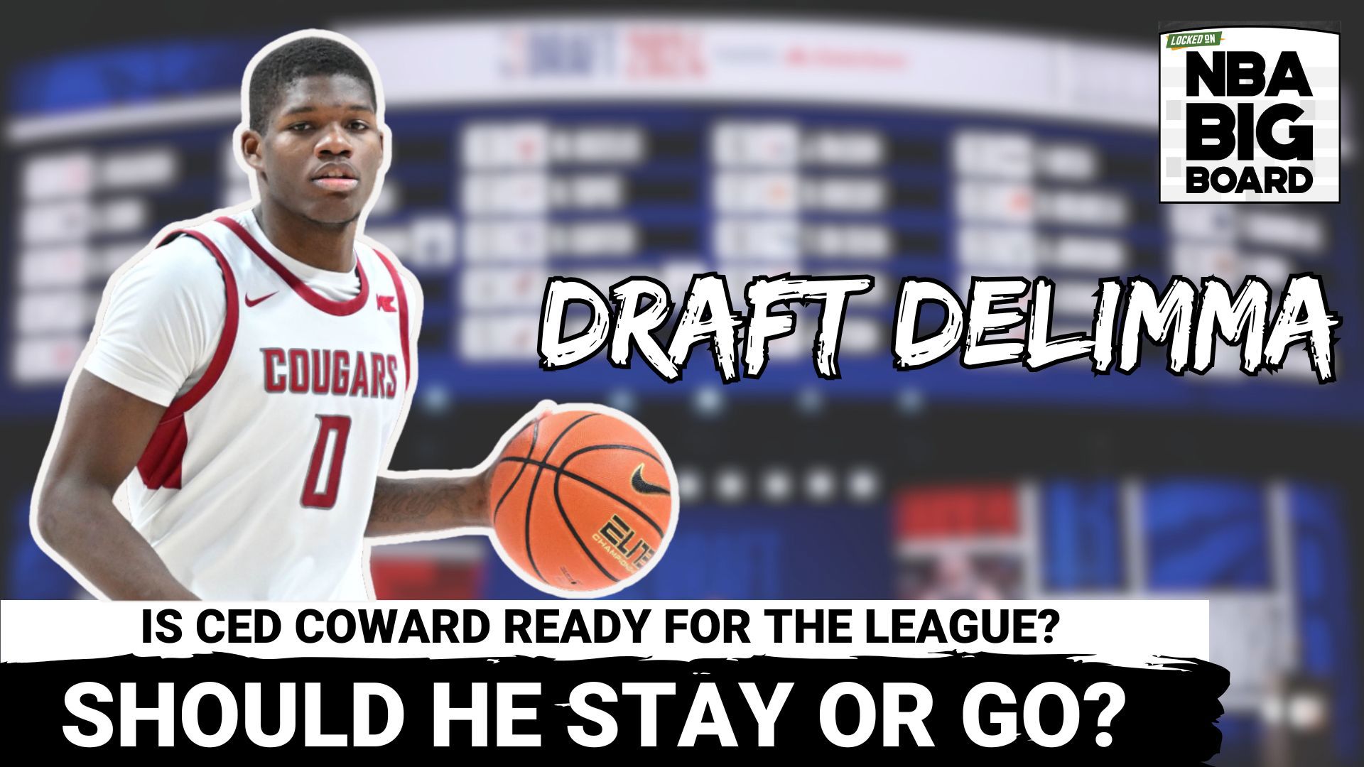 Rafael and James Barlowe dive into the big decision looming for Washington State’s Cedric Coward.