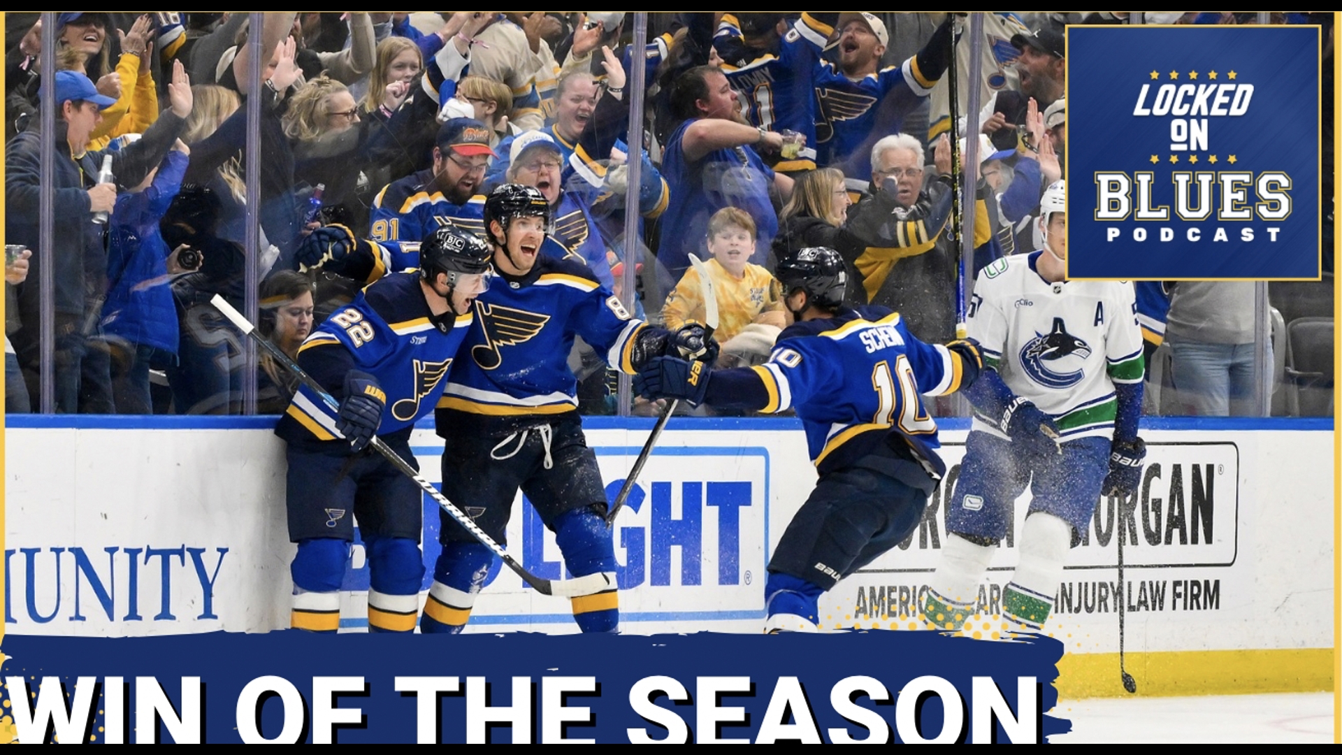 -Blues' win over Canucks 
-Justin Faulk we need to talk 
-Are we feeling blue??