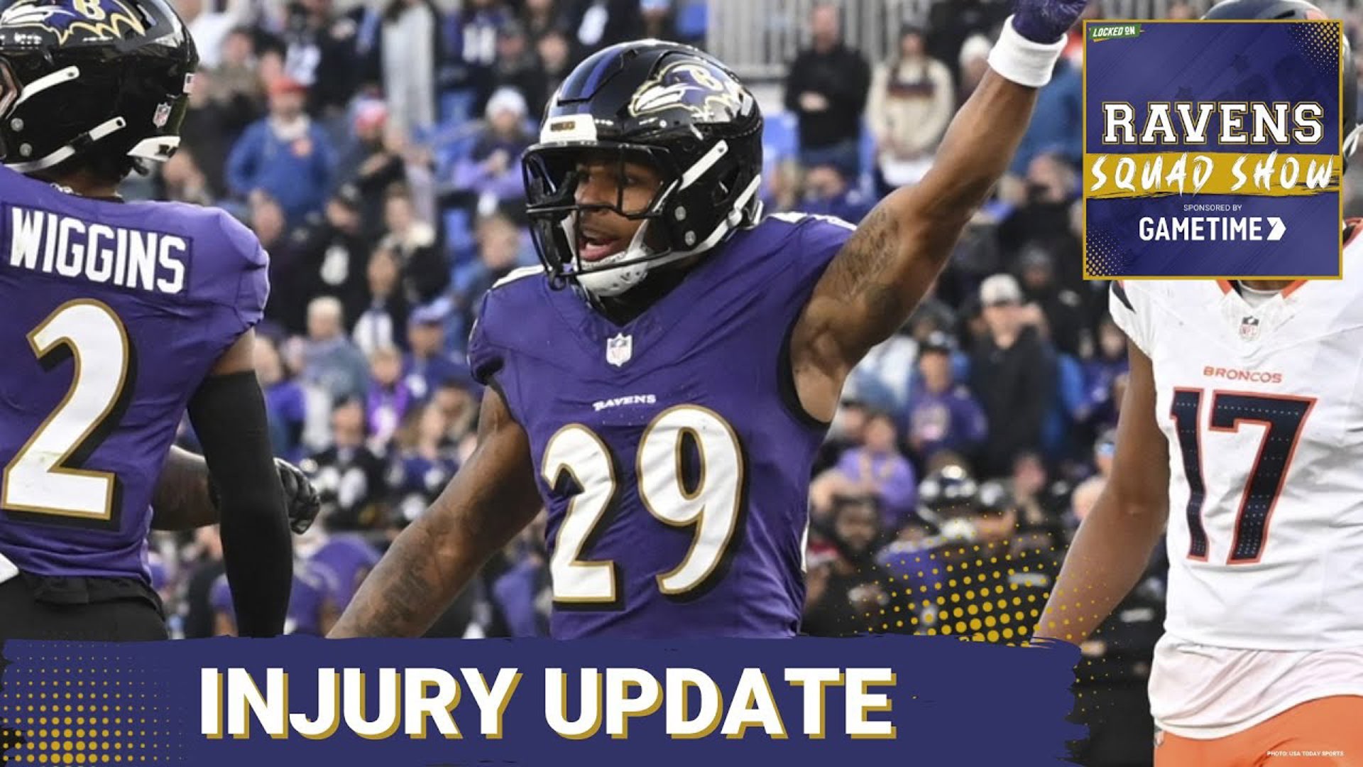 Ar'Darius Washington injury update given by the Baltimore Ravens. The SQUAD also discusses Training Camp Battles and Locked On's Top 100 List.