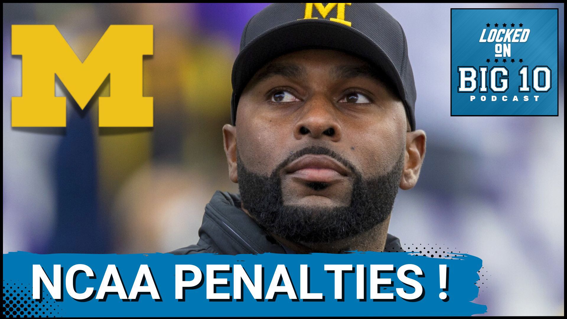 Michigan's NCAA penalties shake Big Ten. Ohio State's QB race heats up. Big Ten baseball, softball stars shine. Transfer buzz and recruiting updates. Tune in!