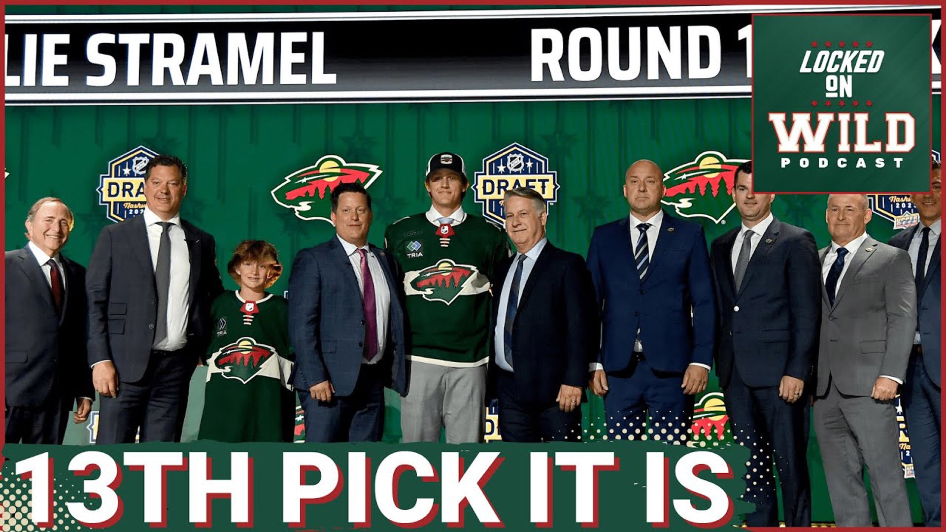 The Minnesota Wild will officially Draft 13th Overall in the 2024 NHL Draft