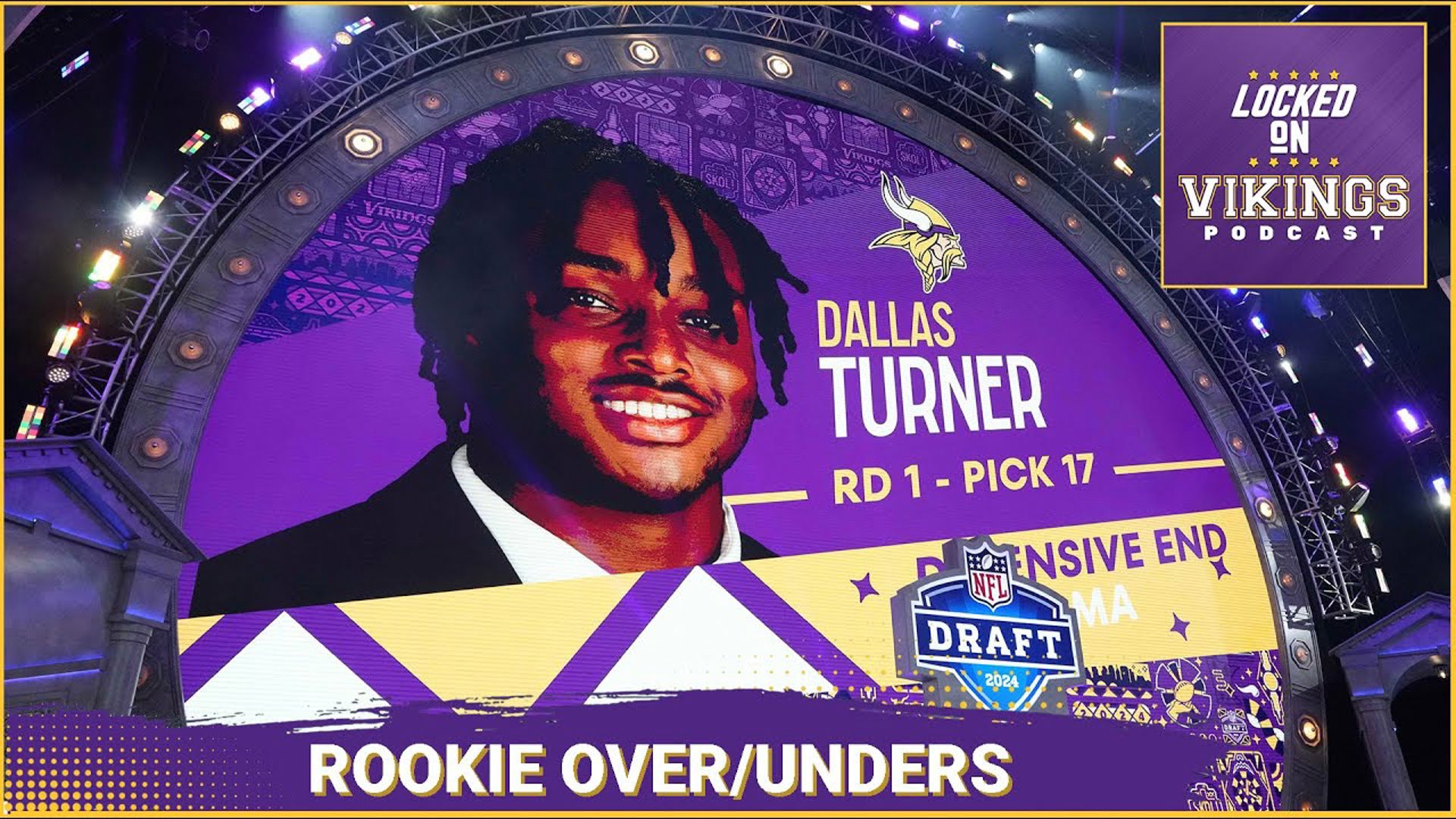 Minnesota Vikings Rookie Over / Unders