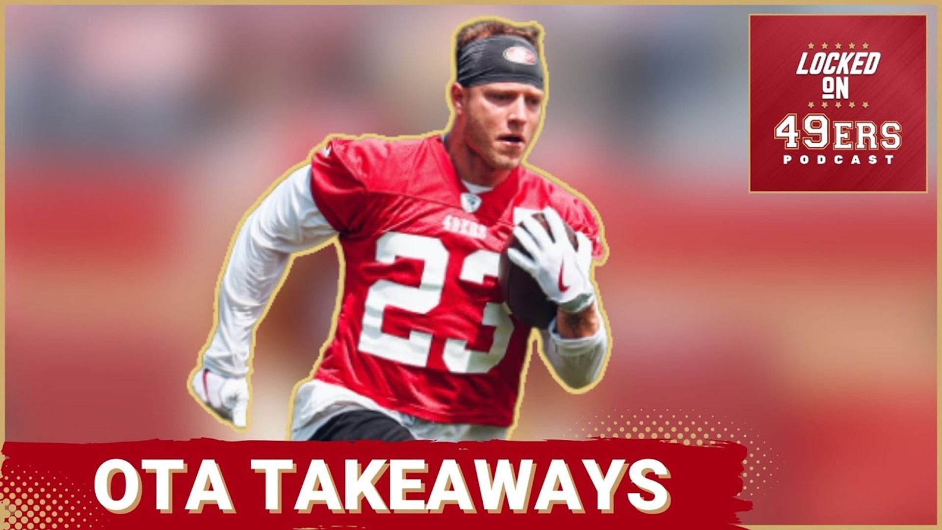 Notes from OTA's, Christian McCaffrey setting the tone, offensive line depth chart, and where 49ers wide receivers Deebo Samuel and Brandon Aiyuk rank and more