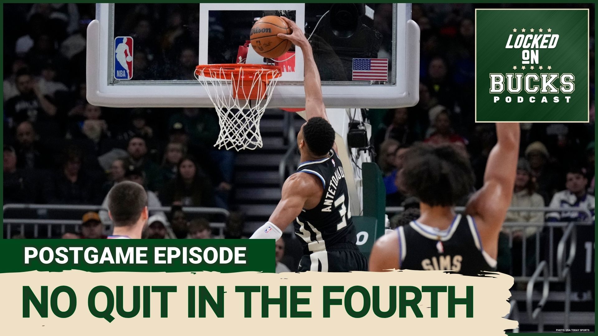 Bucks rally in the fourth quarter to beat the Clippers. Six Bucks players score in double figures. New starting lineup and Jericho Sims' debut discussed.