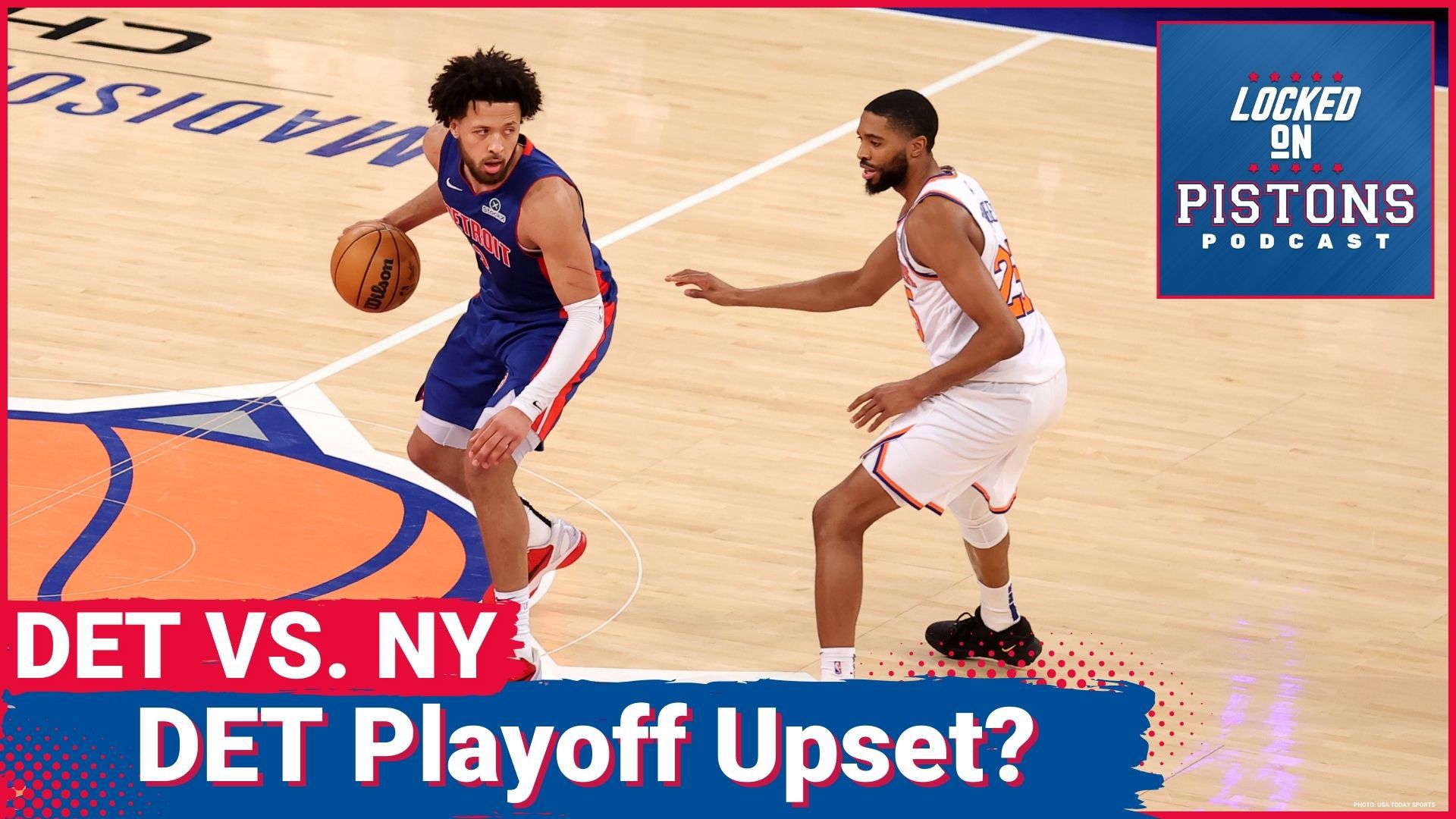 Can the Detroit Pistons upset the New York Knicks in the NBA playoffs? The Pistons are making waves in the league with a top 10 offense since January 1st.