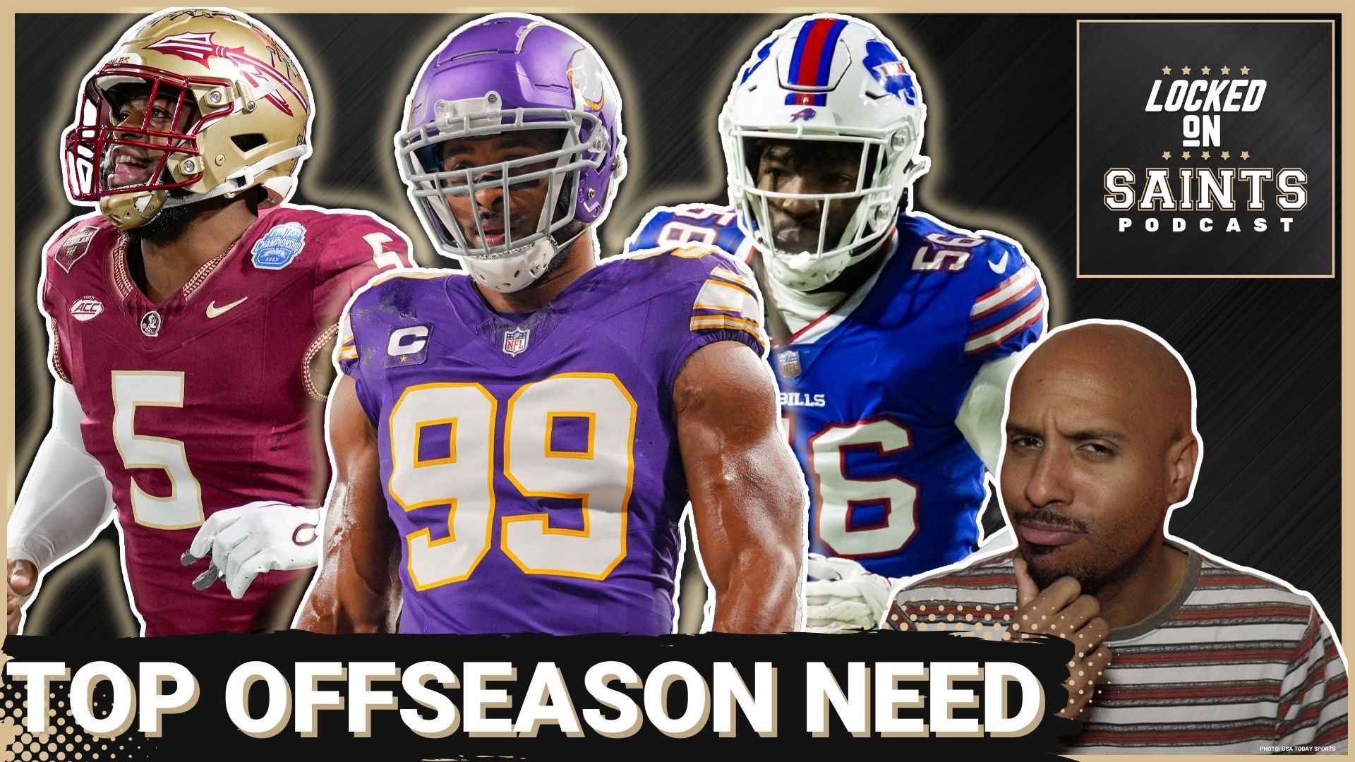 The New Orleans Saints need another proven edge rusher to rotate with Cameron Jordan and Carl Granderson, and could look at the future in the draft as well.
