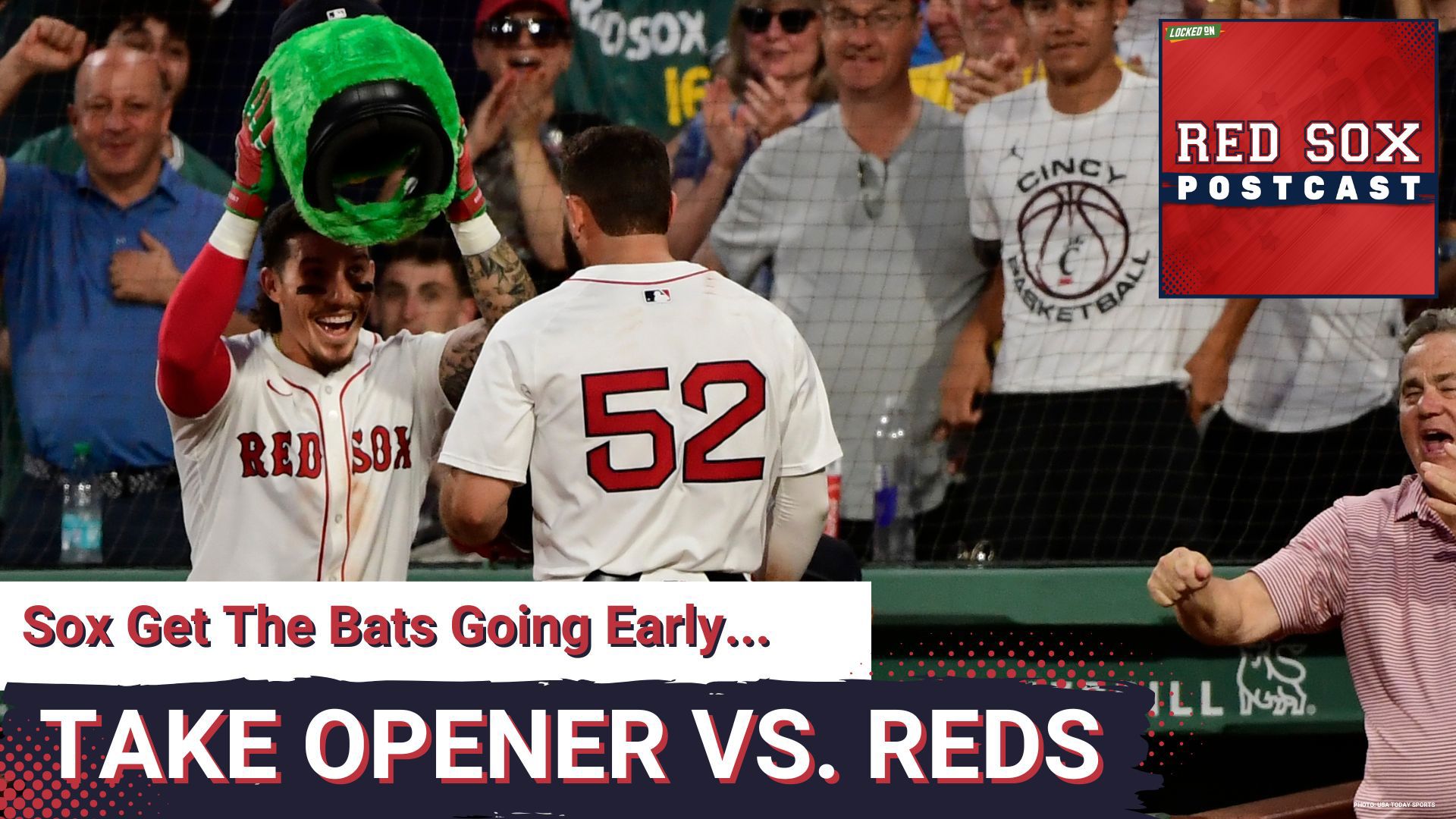 The Red Sox scored 7 runs in the 1st inning in Monday night's win over the Reds at Fenway. Garrett Crochet went 6 and notched his 1st win at Fenway