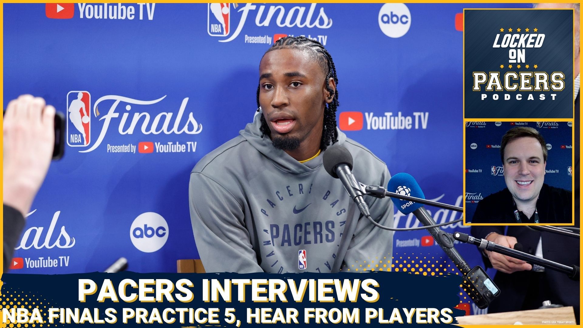 Tony East caught up with Indiana Pacers and Oklahoma City Thunder players to talk about the NBA Finals before Game 5. Hear from Aaron Nesmith, Andrew Nembhard, more.