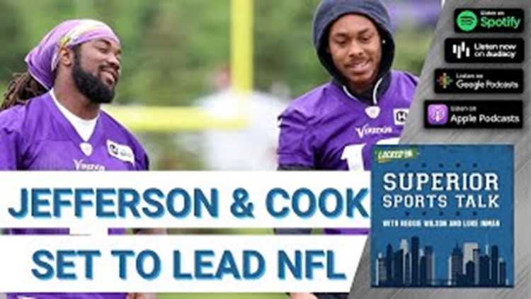 Minnesota Vikings Justin Jefferson Primed To Lead NFL In Receiving | Superior Sports Talk