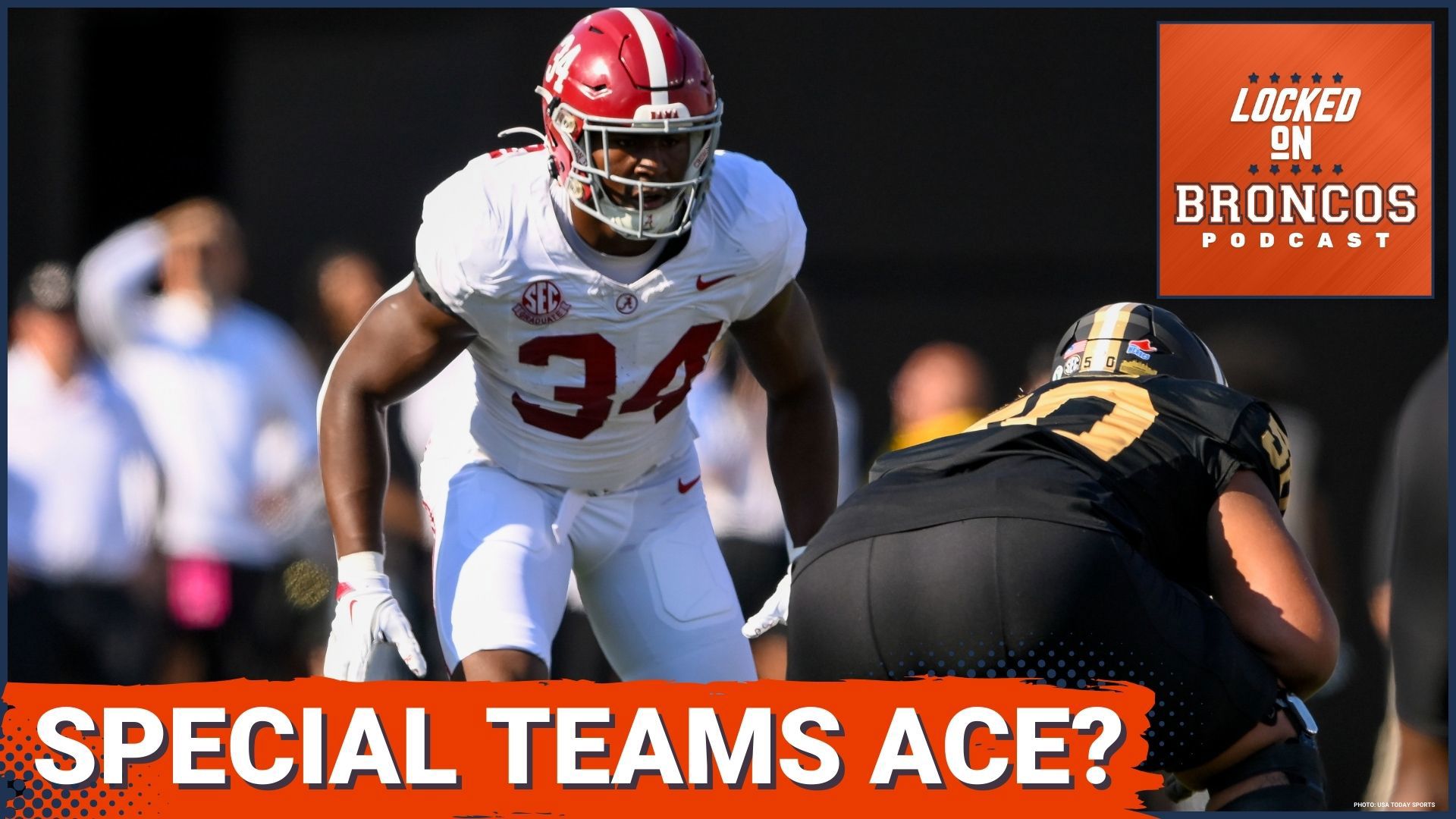 How can rookie outside linebacker Que Robinson help the Denver Broncos as a rookie?
