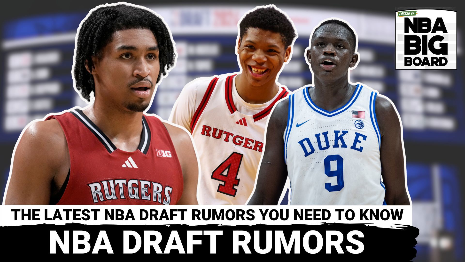 Rafael and James Barlowe break down the latest rumors and draft buzz leading up to the 2025 NBA Draft.